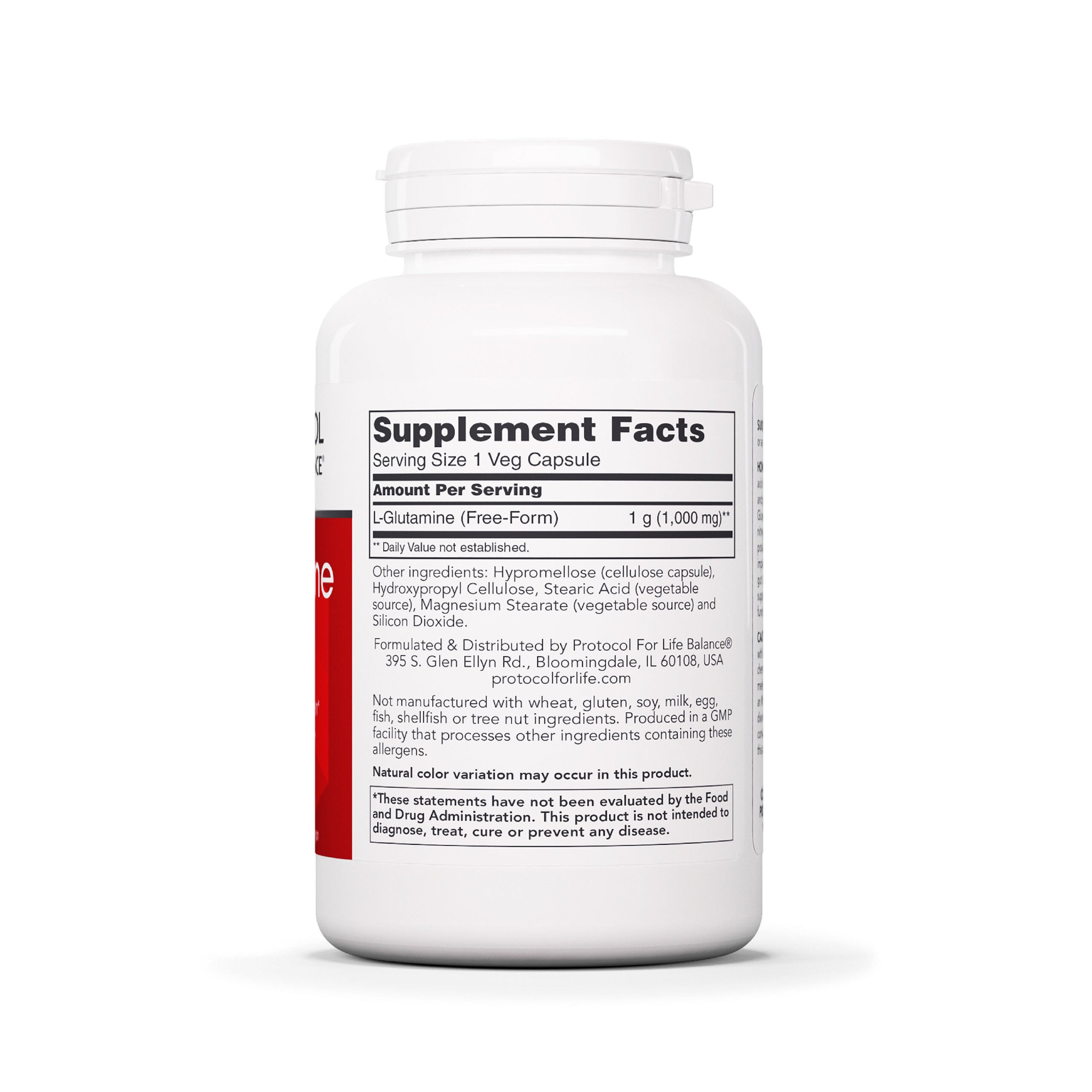 Protocol for Life Balance, L-Carnitine, 500 mg, 60 Veg Capsules Vitamins & Supplements Protocol For Life Balance