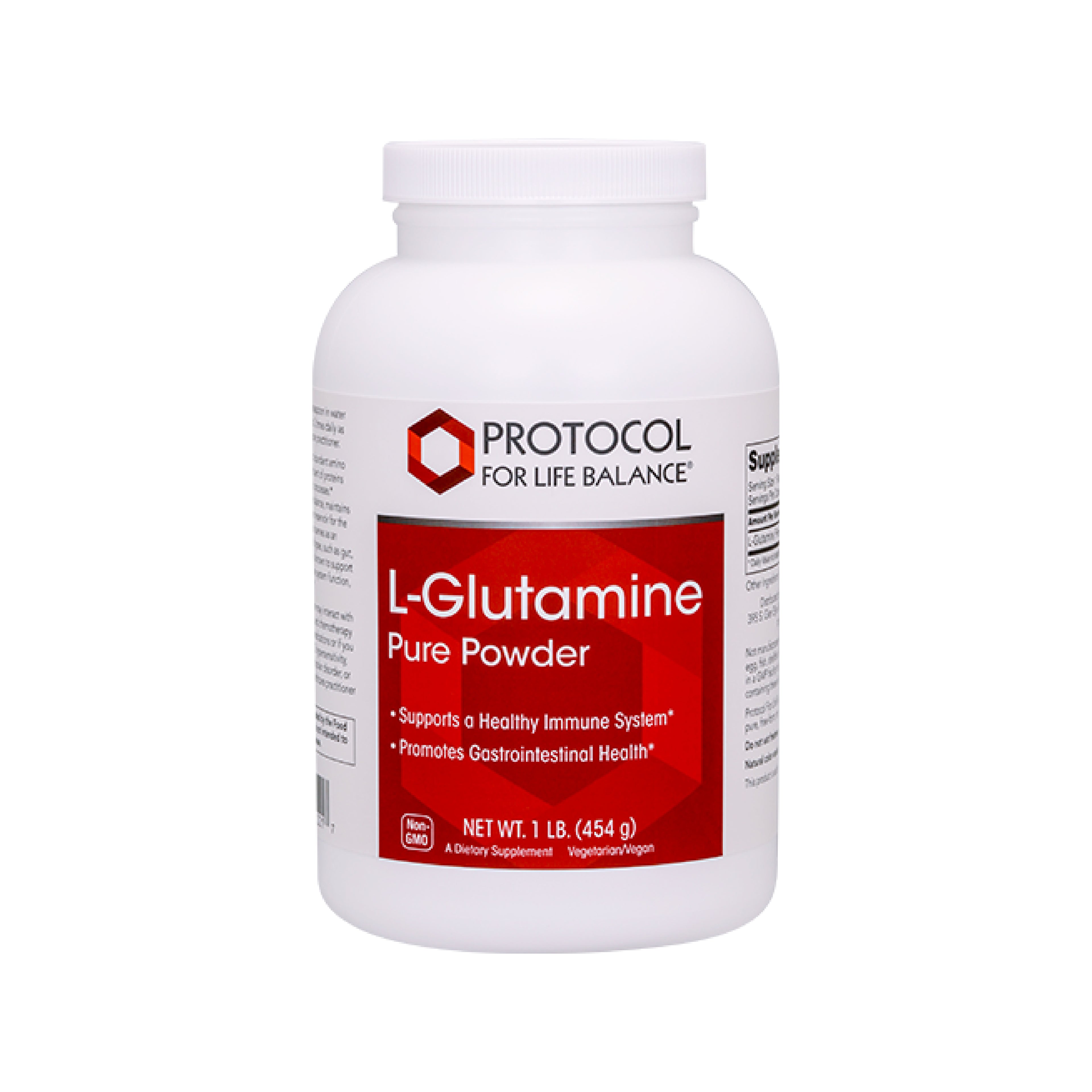Protocol for Life Balance, L-Glutamine Pure Powder, 1 lb (454 g) Vitamins & Supplements Protocol For Life Balance