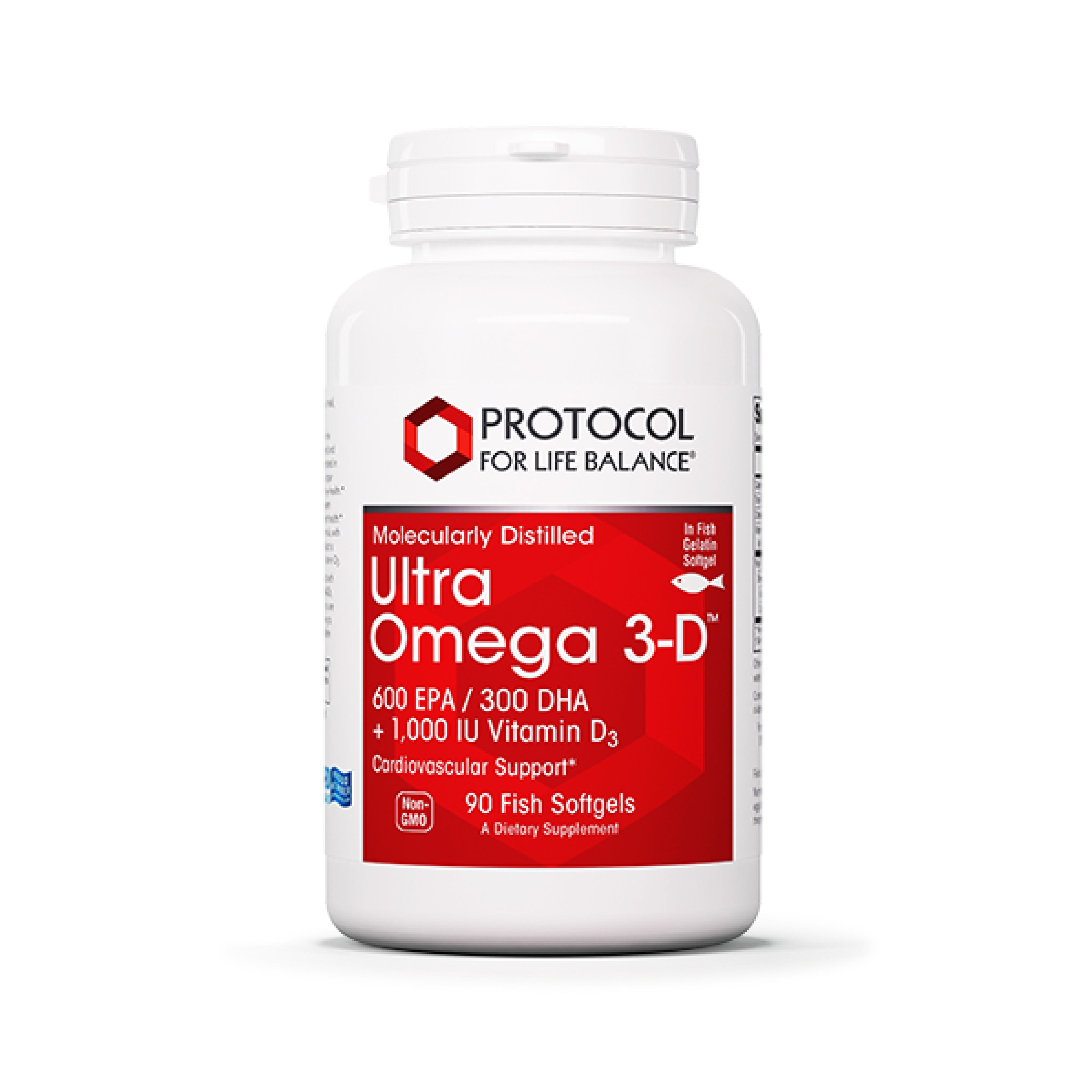 Protocol for Life Balance, Ultra Omega 3-D , 90 Fish Softgels Vitamins & Supplements Protocol For Life Balance