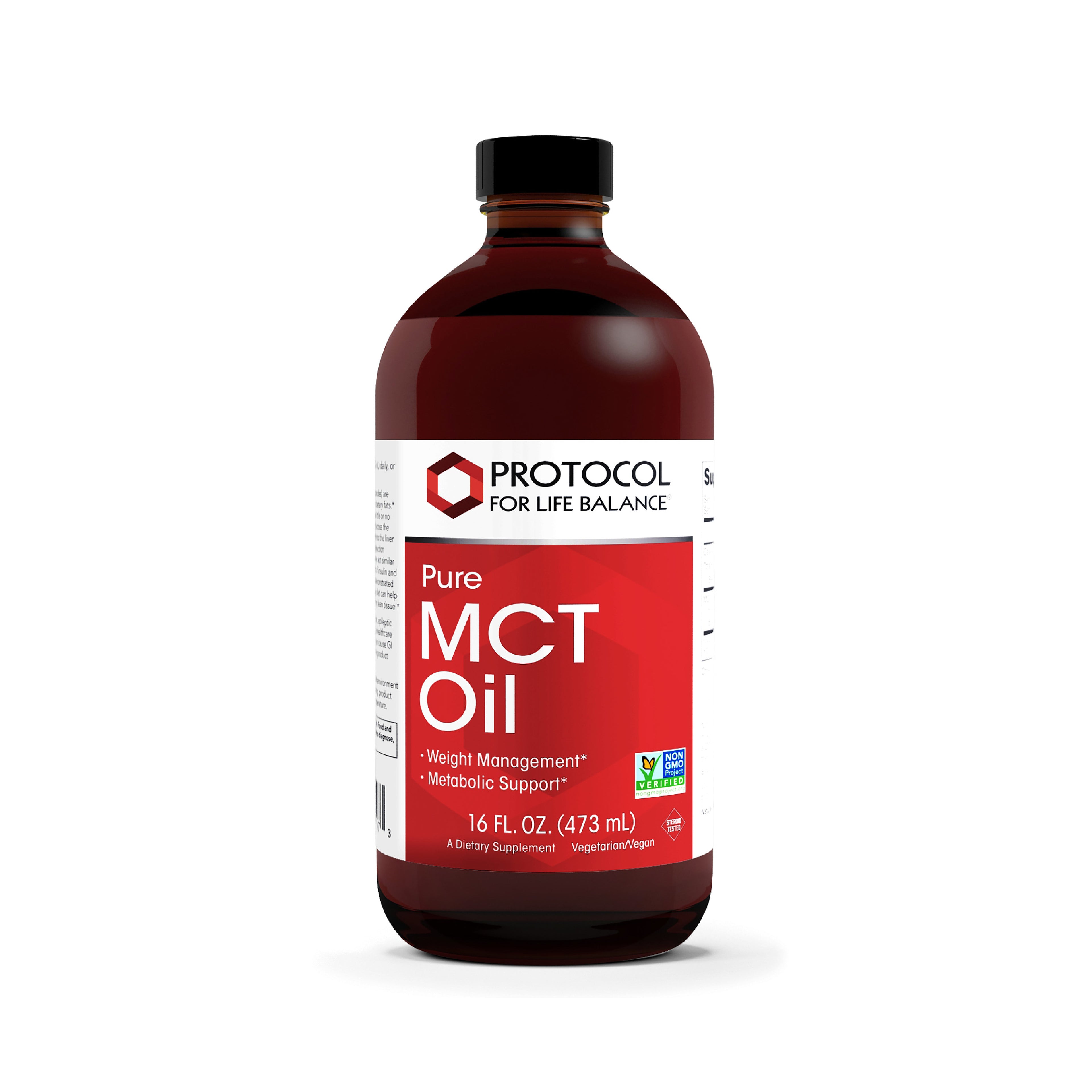 Protocol for Life Balance, Pure MCT Oil, 16 fl. oz. (473 mL) Vitamins & Supplements Protocol For Life Balance