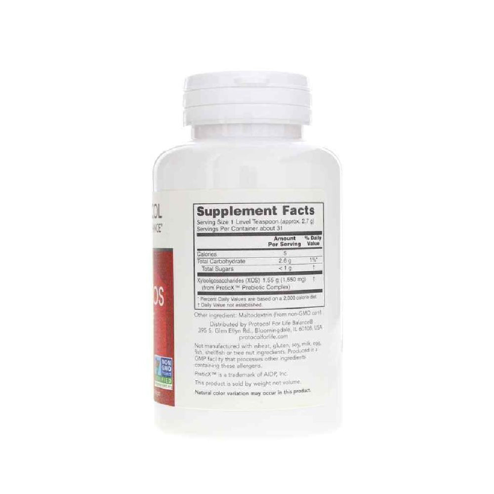 Protocol for Life Balance, Prebiotic Powder XOS, 3 oz. (85 g) Vitamins & Supplements Protocol For Life Balance