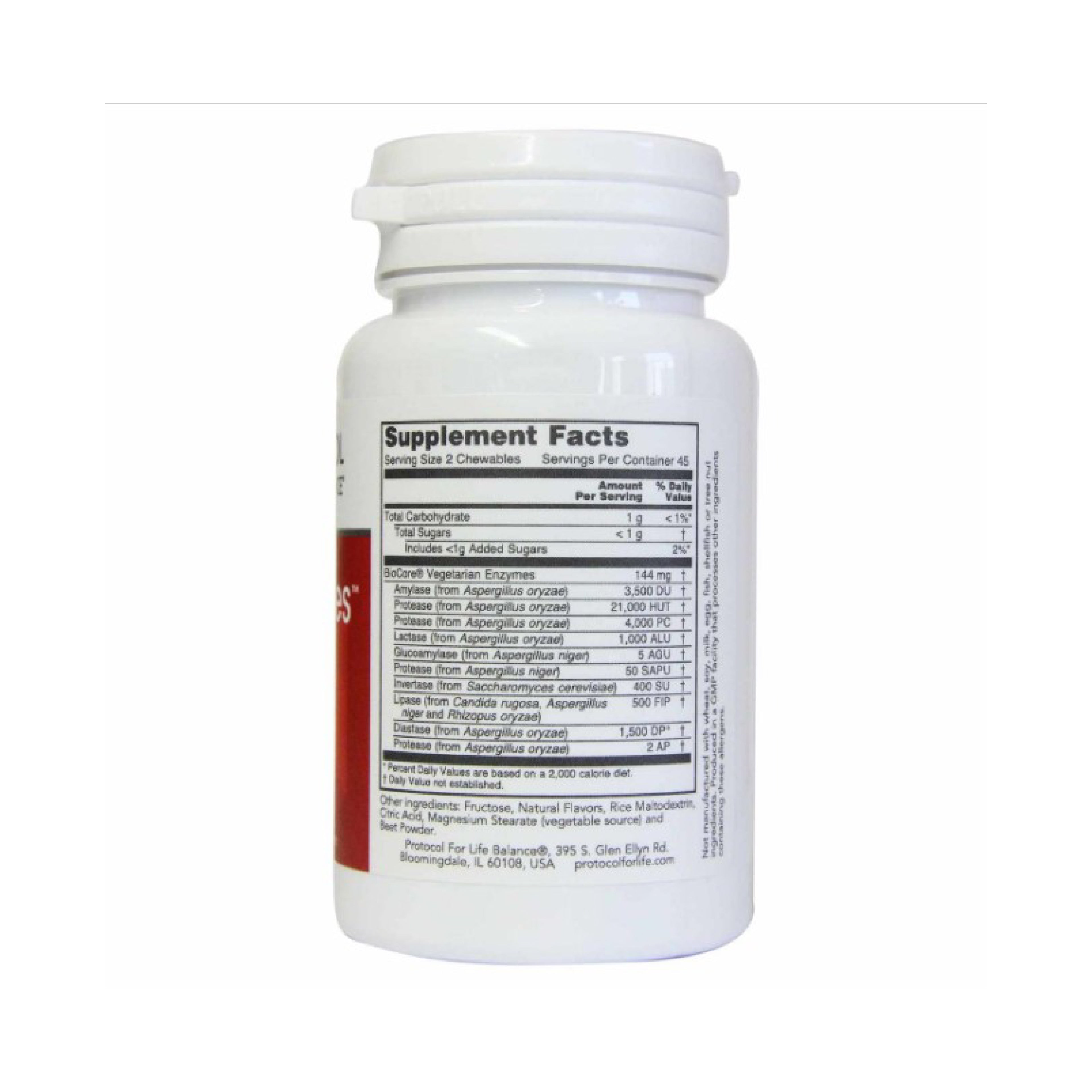 Protocol for Life Balance, ProtoZymes, 90 Chewables Vitamins & Supplements Protocol For Life Balance