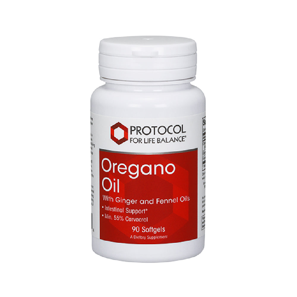Protocol for Life Balance, Oregano Oil with Ginger and Fennel Oils, 90 Softgels Vitamins & Supplements Protocol For Life Balance