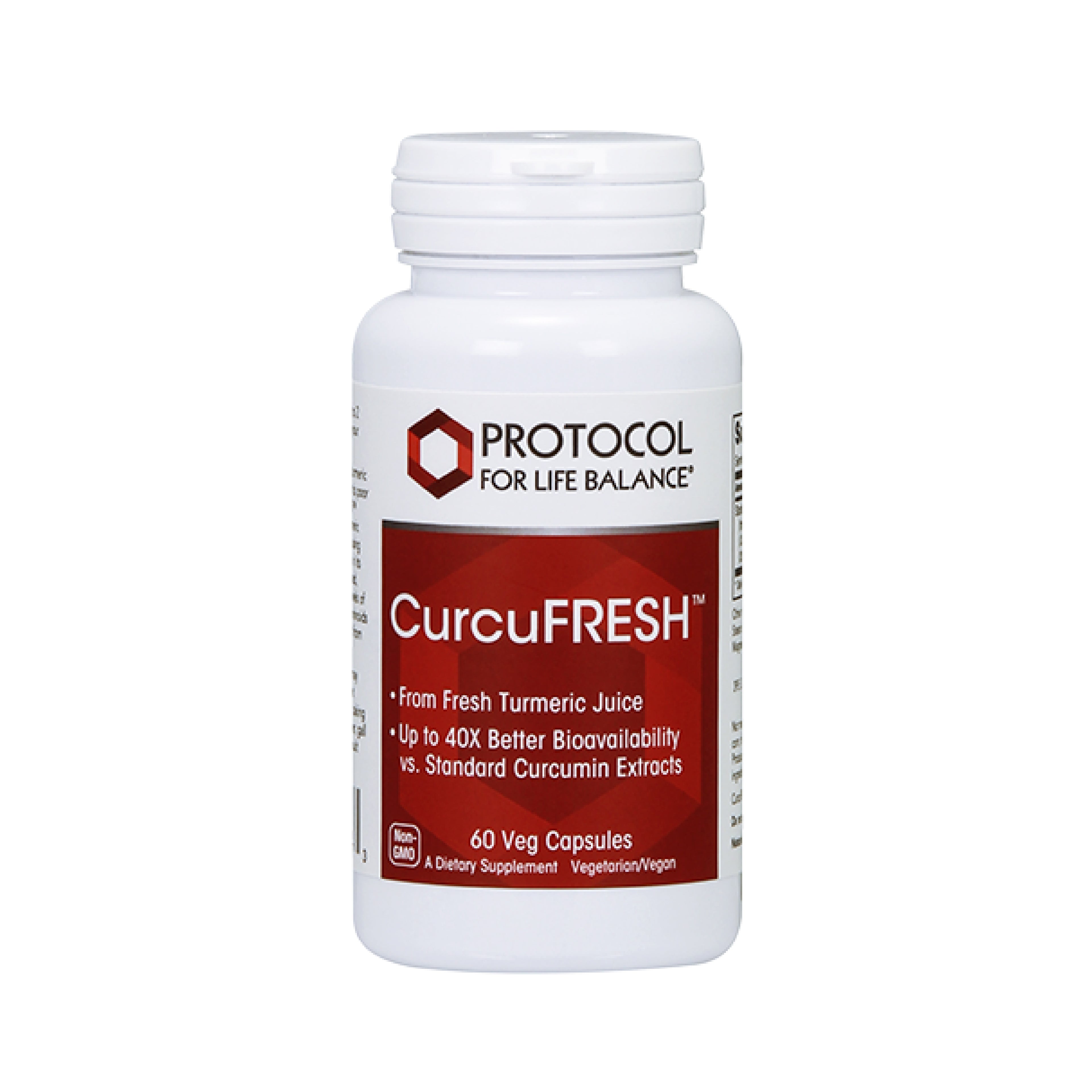 Protocol for Life Balance, CurcuFRESH, 60 Veg Capsules Curcumin Protocol For Life Balance