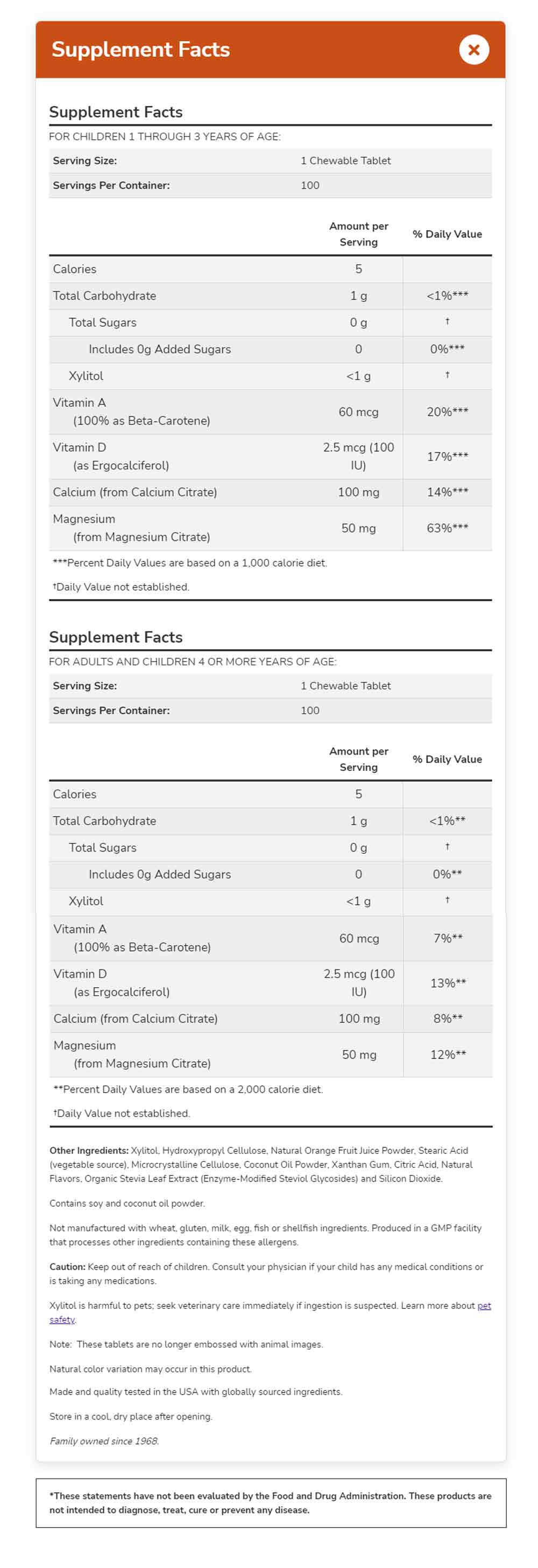 NOW Supplements, Kid Cal with Calcium Citrate, Magnesium and Vitamin D, Tart Orange, 100 Chewables Vitamins & Supplements NOW Foods USA