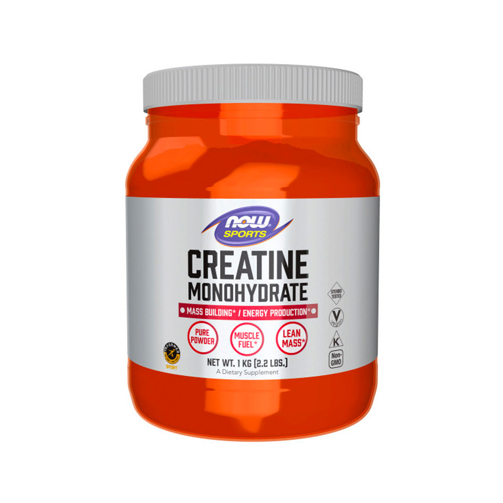 NOW Sports Nutrition, Creatine Monohydrate Powder, Mass Building*/Energy Production*, 2.2-Pound (1 kg) Vitamins & Supplements NOW Foods USA