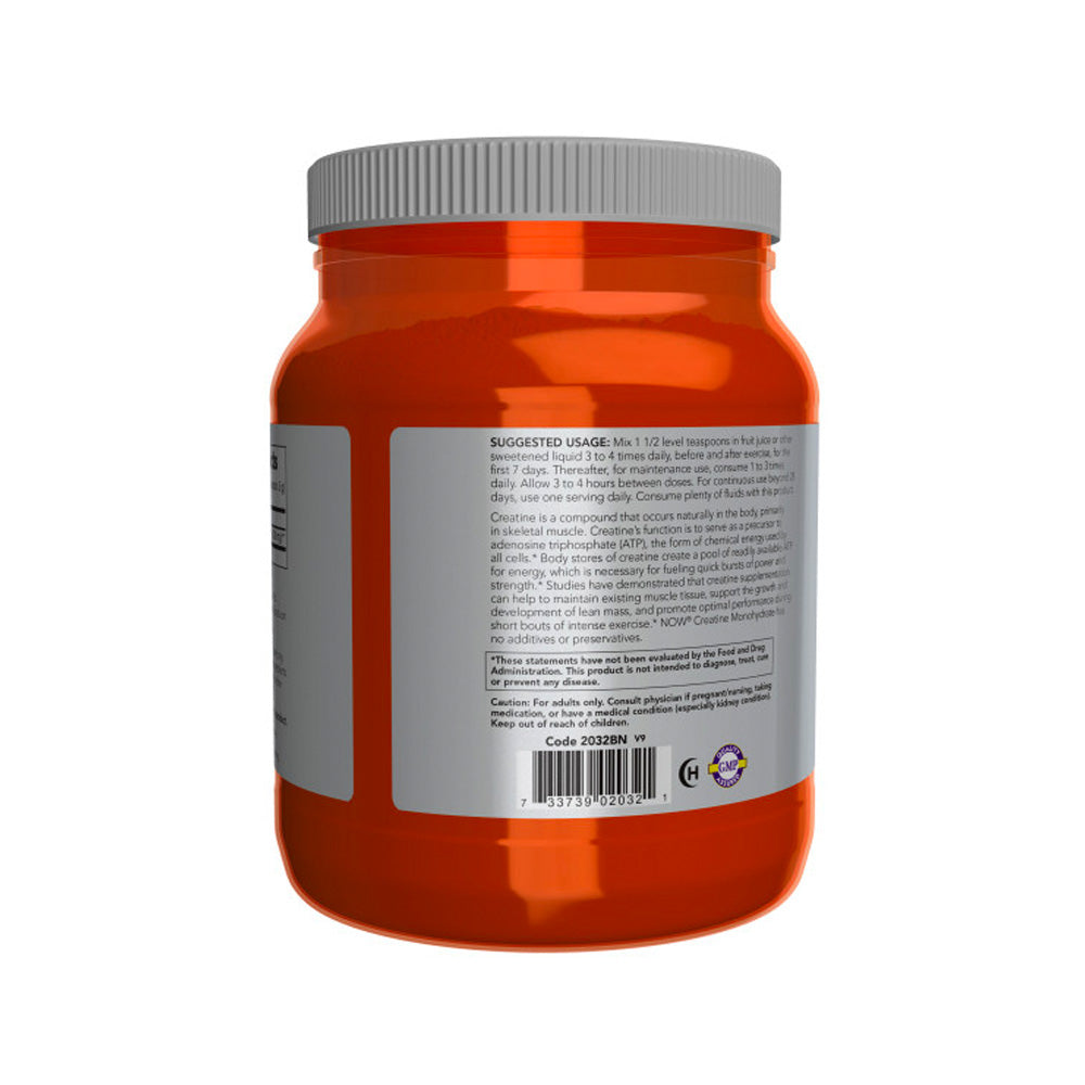 NOW Sports Nutrition, Creatine Monohydrate Powder, Mass Building*/Energy Production*, 2.2-Pound (1 kg) Vitamins & Supplements NOW Foods USA