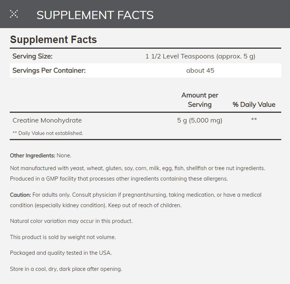 NOW Sports Nutrition, Creatine Monohydrate Powder, Mass Building*/Energy Production*, 2.2-Pound (1 kg) Vitamins & Supplements NOW Foods USA