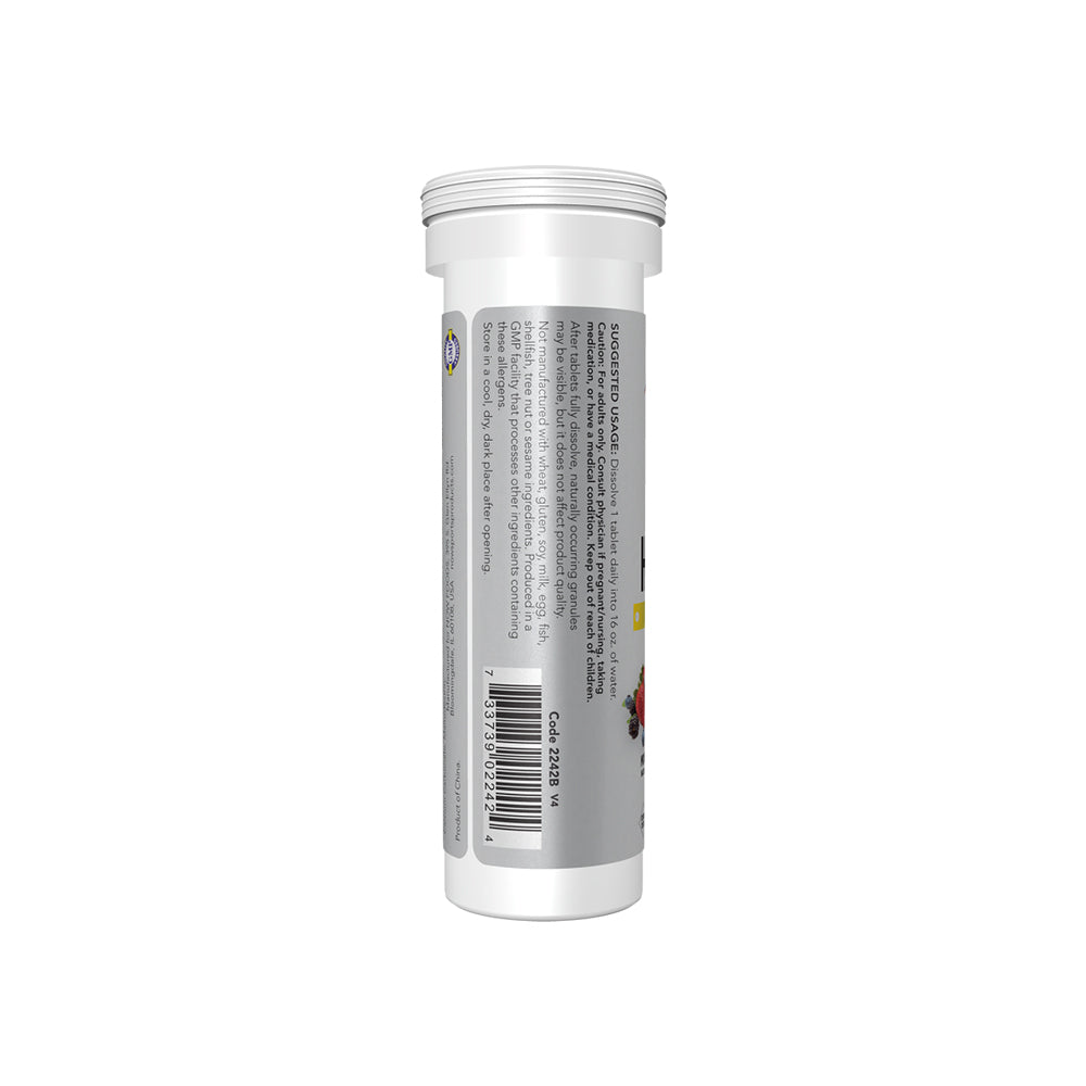 NOW Sports Nutrition, Effervescent Effer-Hydrate, Electrolyte Supplement, Recovery*, Mixed Berry, 10 Tablets