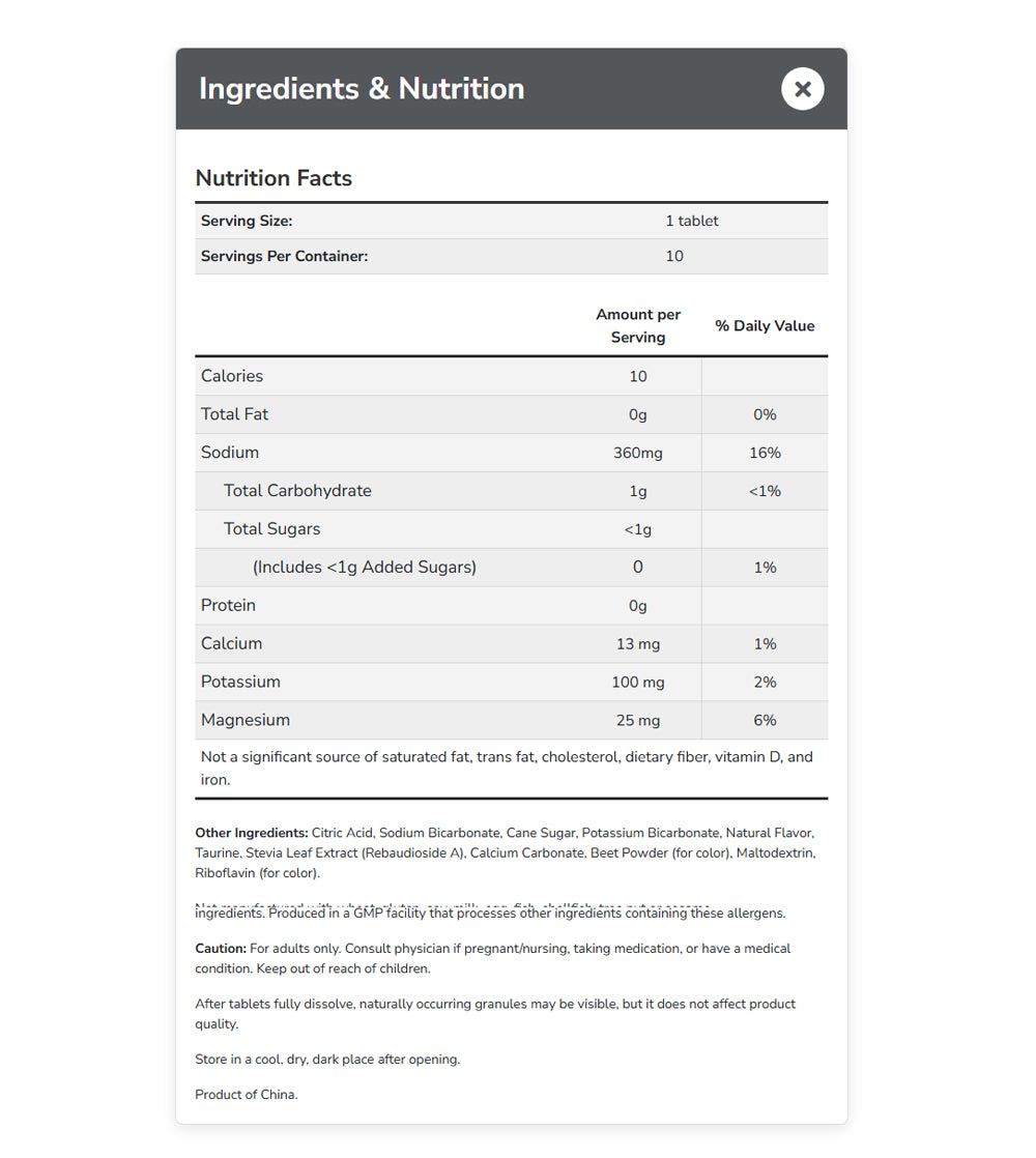 NOW Sports Nutrition, Effervescent Effer-Hydrate, Electrolyte Supplement, Recovery*, Orange Strawberry, 10 Tablets