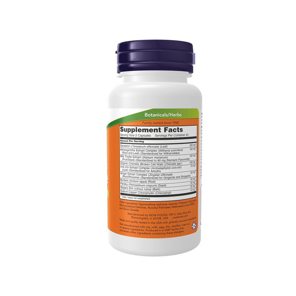NOW Supplements, Detox and Cleanse, Liver and Kidney Support, 90 Veg Capsules Vitamins & Supplements NOW Foods USA