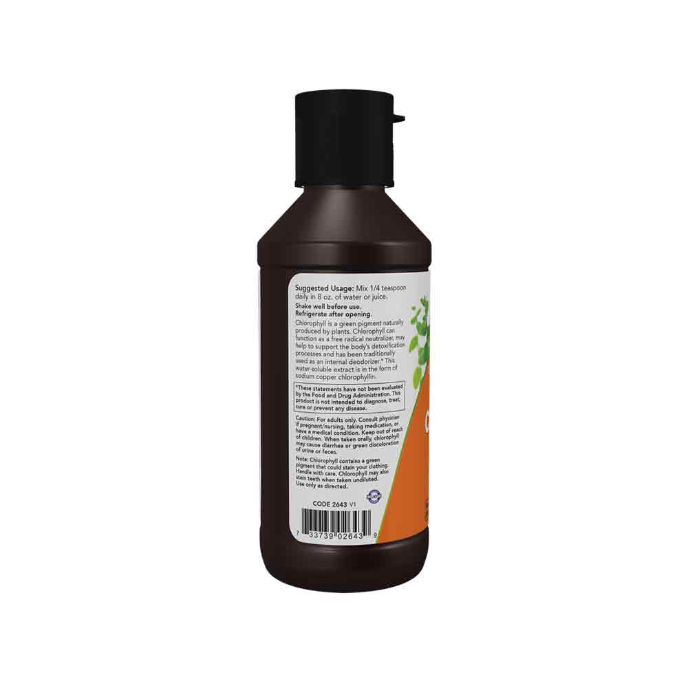 NOW Supplements, Chlorophyll, Extra Strength Unflavored Liquid, 4 fl. oz (118ml) Vitamins & Supplements NOW Foods USA