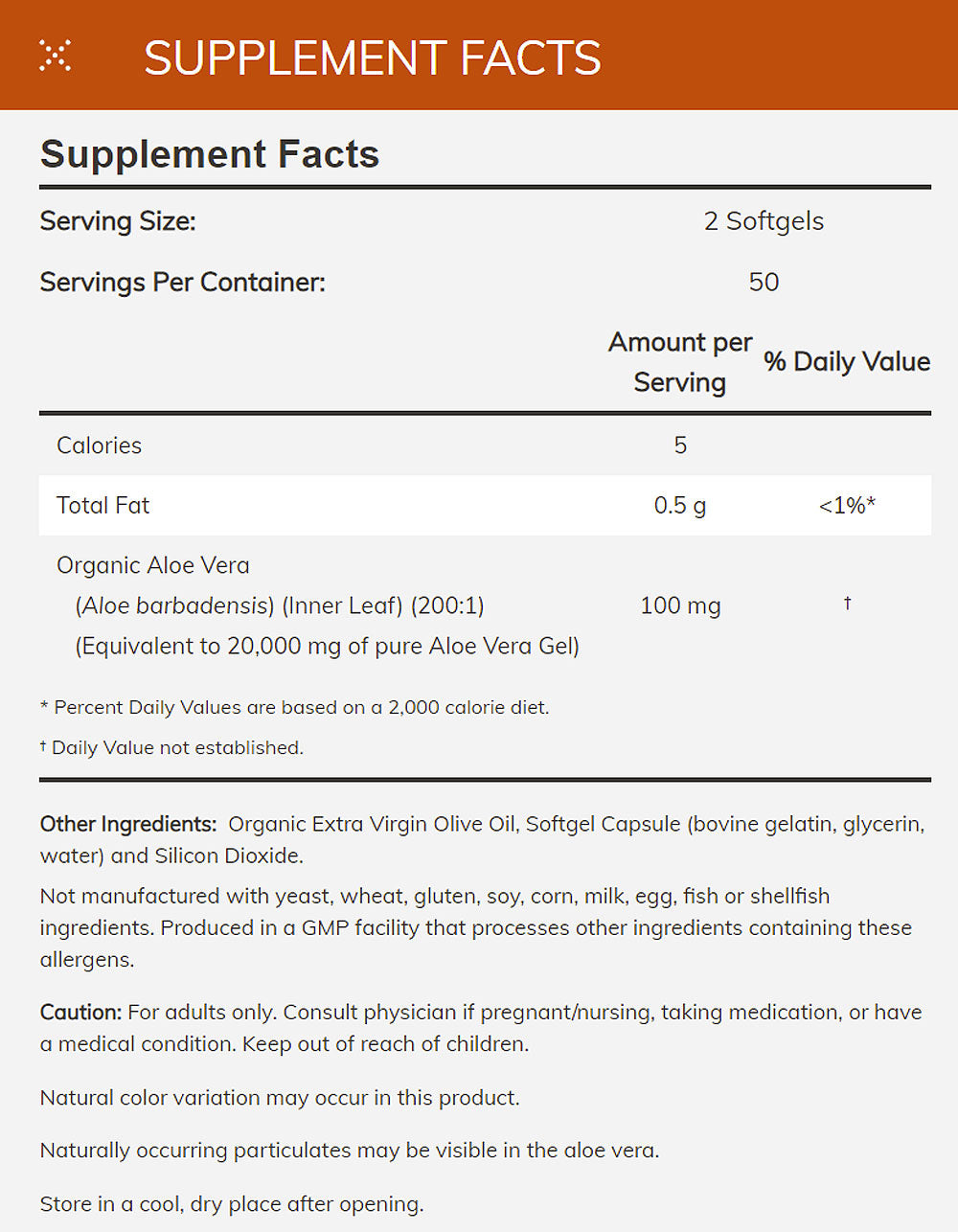 NOW Supplements, Aloe Vera (Aloe barbadensis) 10,000 mg, Supports Digestive Health*, 100 Softgels Vitamins & Supplements NOW Foods USA