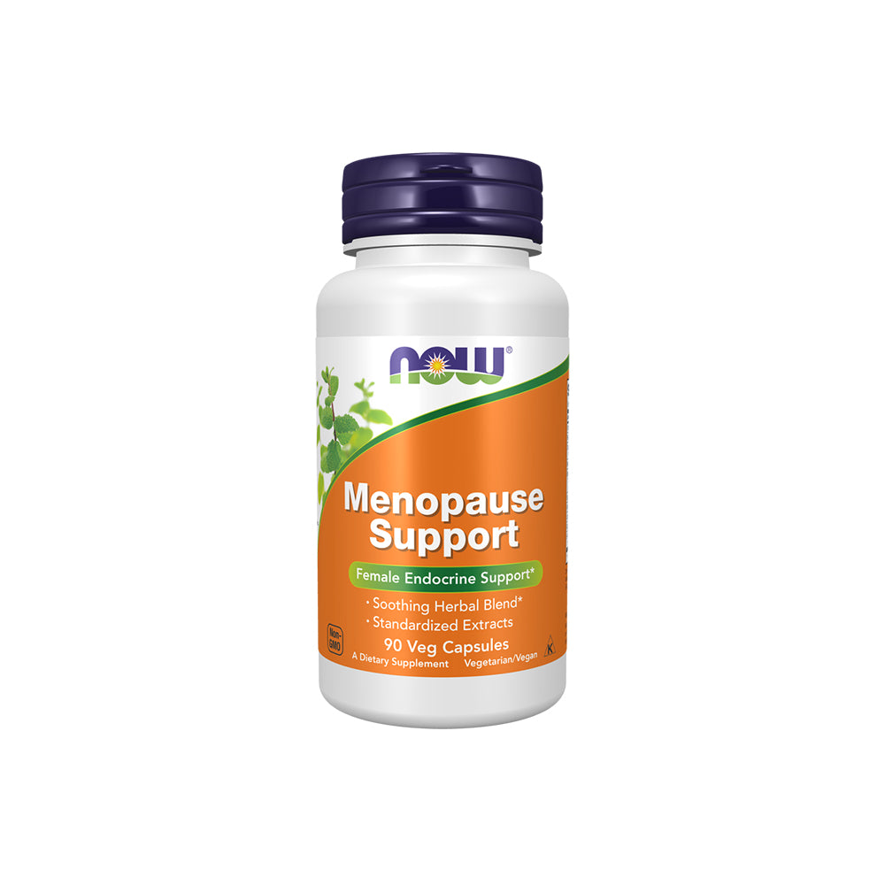 NOW Supplements, Menopause Support, Blend Includes Standardized Herbal Extracts and Other Nutrients, 90 Veg Capsules
