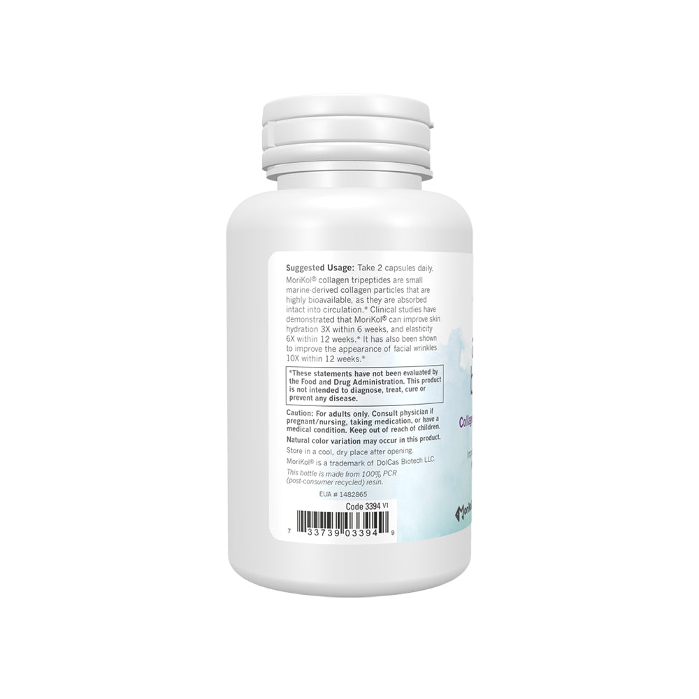 NOW Solutions Aquatic Beauty+ Capsules - Marine Collagen and Vitamin C Supplement for Youthful Skin*, Non-GMO, 60 Capsules Vitamins & Supplements NOW Foods USA