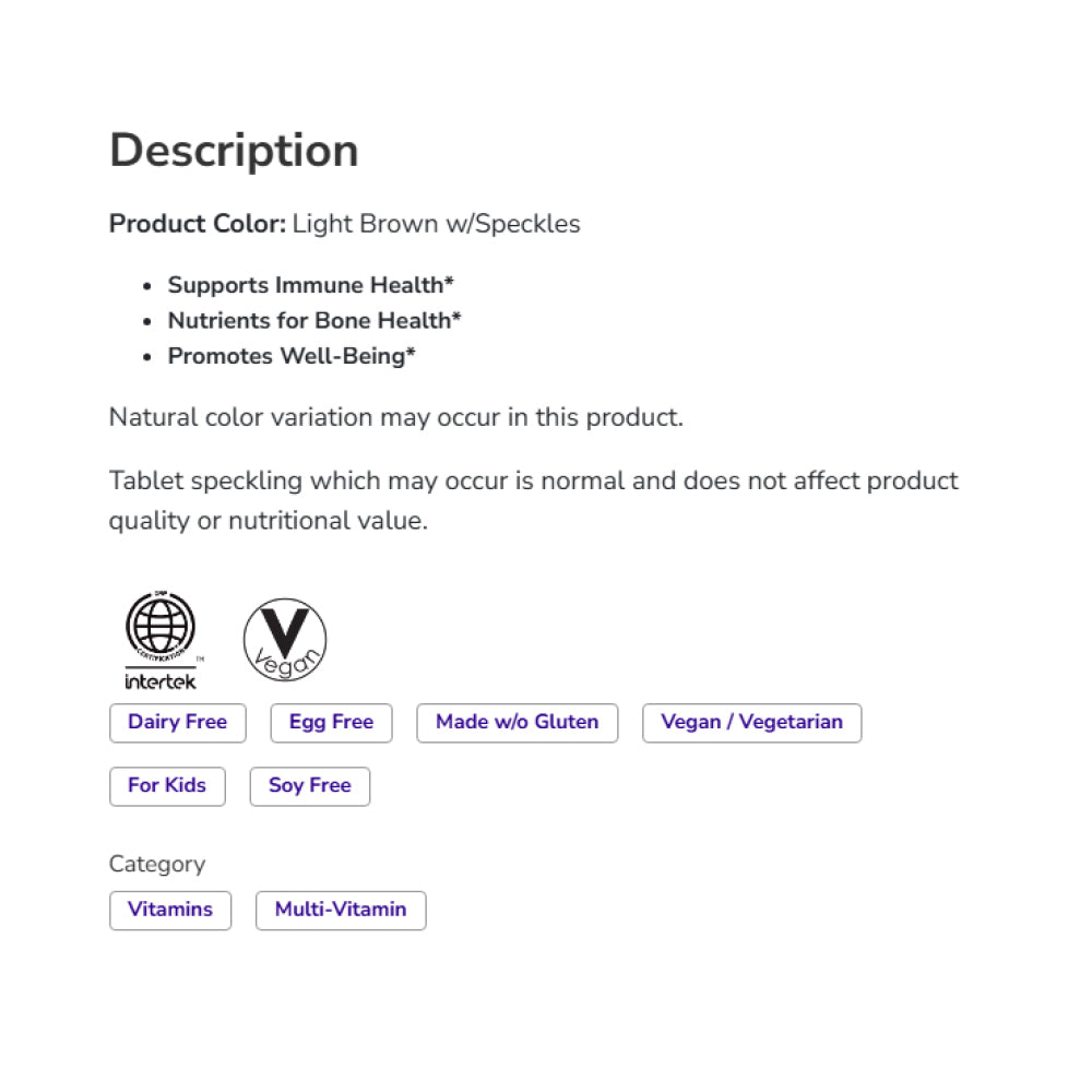 NOW Kids Supplements, Kid Vits Multivitamin, Juicy Orange, 120 Chewable Tablets Vitamins & Supplements NOW Foods USA