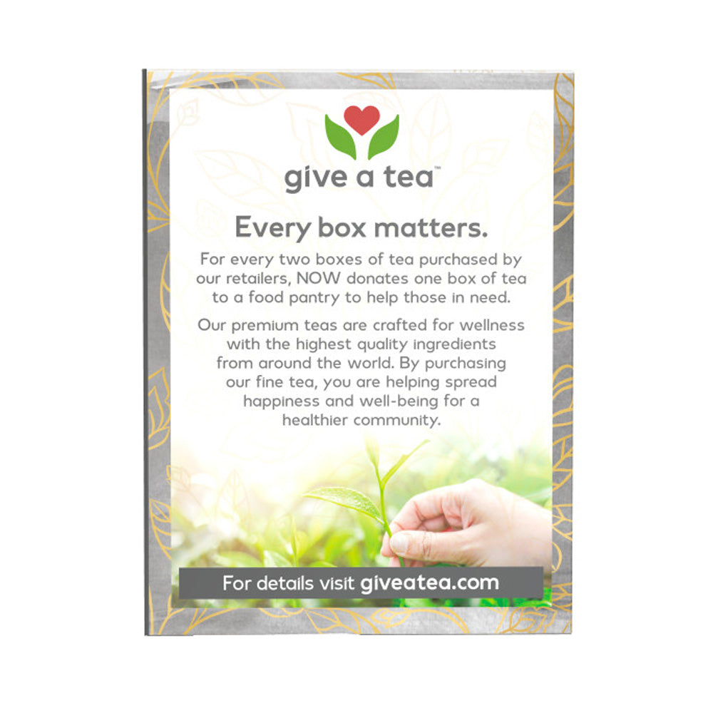 NOW Foods, Certified Organic Black Tea, Deep Rich Flavor, Non-GMO, with Catechins and Flavonols, 24-Count - Bloom Concept