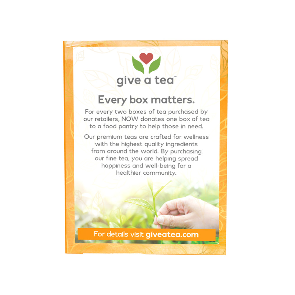 NOW Give a Tea, Organic Turmeric Ginger, Caffeine Free, 24 Tea Bags, 1.7 oz (48 g)