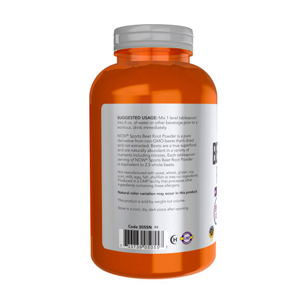 NOW Sports Nutrition, Beet Root Powder, Super Food With Naturally Occurring Nitrates, 12-Ounce (340 g) - Bloom Concept
