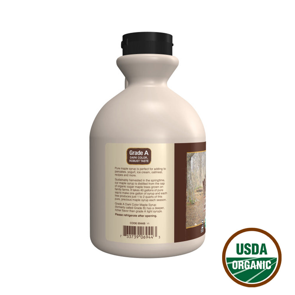 Now Foods, Real Food, Organic Maple Syrup, Grade A, Dark Color, 32 fl oz (946 ml) Natural Foods NOW Foods USA
