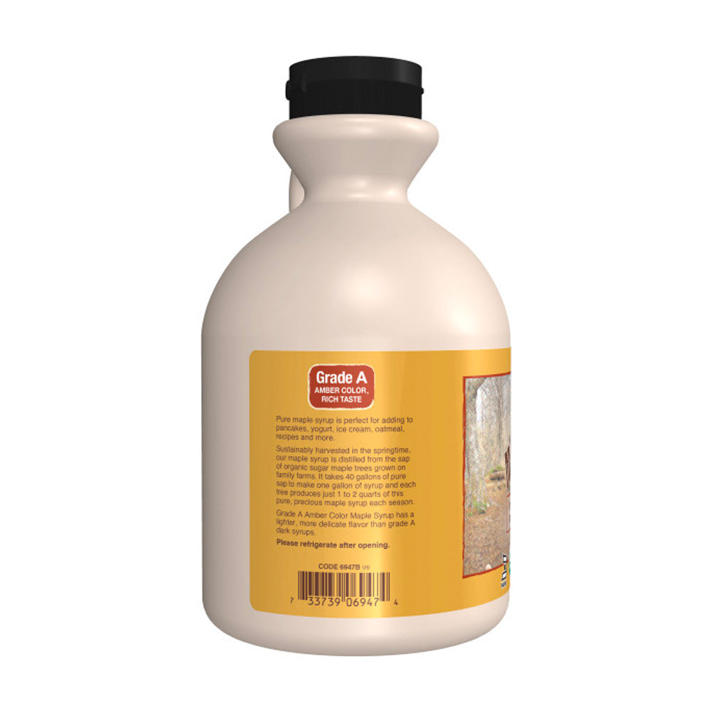 NOW Foods, Certified Organic Maple Syrup, Grade A Amber Color, 100% Pure, Light Delicate Flavor, Certified Non-GMO, 32-Ounce (946ml) Natural Foods NOW Foods USA