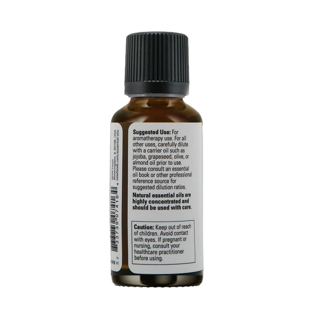 NOW Essential Oils, Black Pepper Oil, Spicy Aromatherapy Scent, Steam Distilled, 100% Pure, Vegan, Child Resistant Cap, 1-Ounce (30ml) Essential oils NOW Foods USA