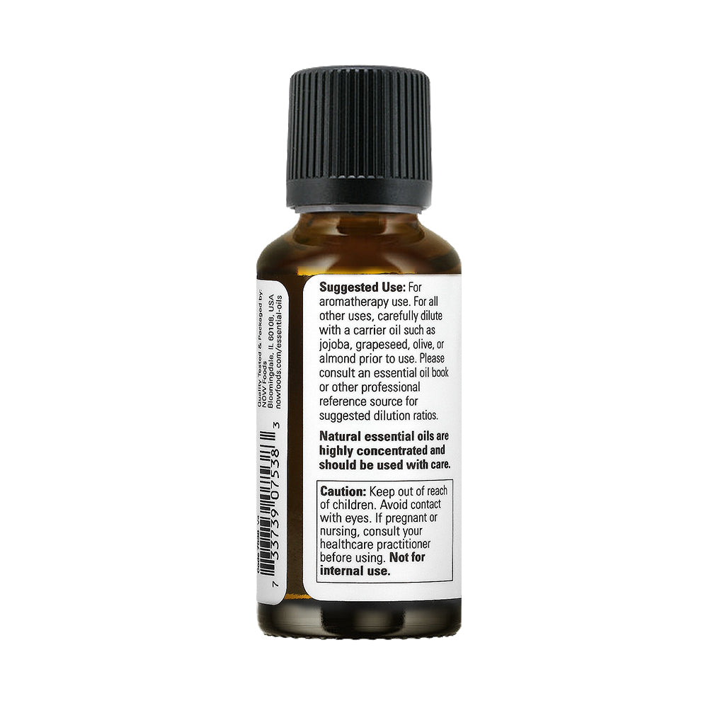 NOW Essential Oils, Clary Sage Oil, Focusing Aromatherapy Scent, Steam Distilled, 100% Pure, Vegan, Child Resistant Cap, 1-Ounce (30ml) - Bloom Concept