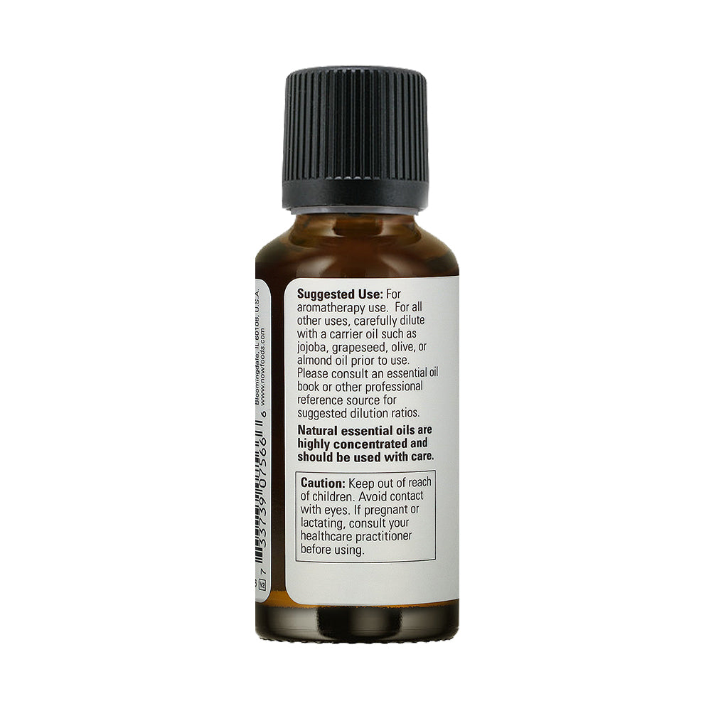 NOW Essential Oils, Marjoram Oil, Normalizing Aromatherapy Scent, Cold Pressed, 100% Pure, Vegan, Child Resistant Cap, 1-Ounce (30ml) Essential oils NOW Foods USA