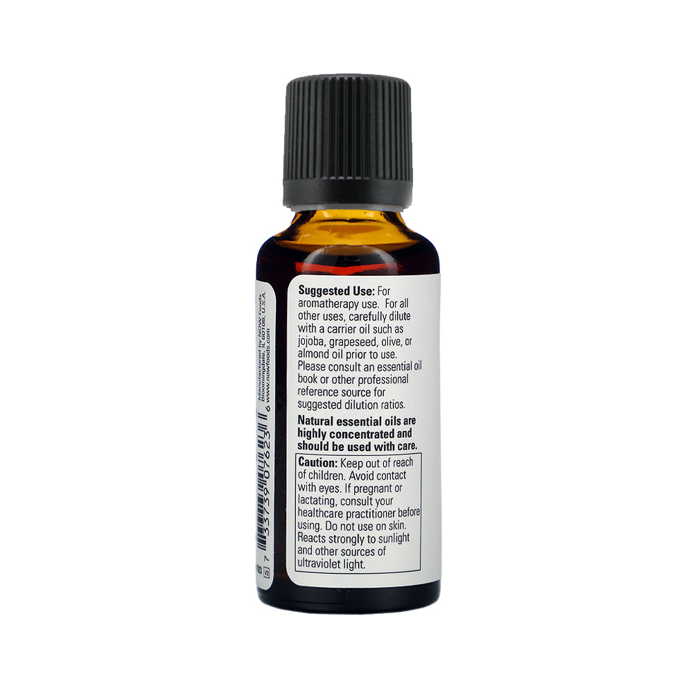 NOW FOODS Essential Oils, Tangerine Oil, Cheerful Aromatherapy Scent, Cold Pressed, 100% Pure, Vegan, Child Resistant Cap, 1-Ounce (30 ml) - Bloom Concept