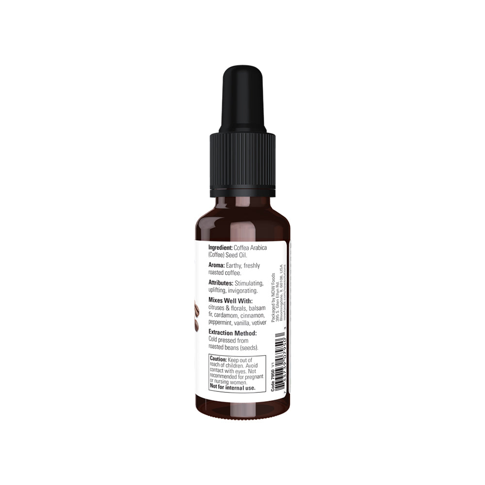 (Best by 12/26) NOW Essential Oils, Coffee Oil, 100% Pure, 1-Ounce (30 ml) Essential oils NOW Foods USA