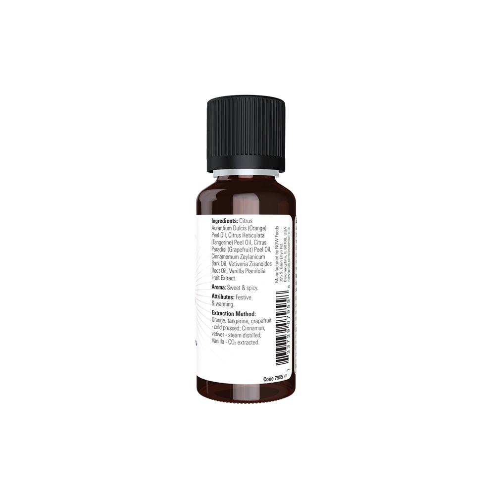 (Best by 09/26) NOW Essential Oils, Sugar Plum Oil Blend, 1 fl. oz. (30ml) Essential oils NOW Foods USA