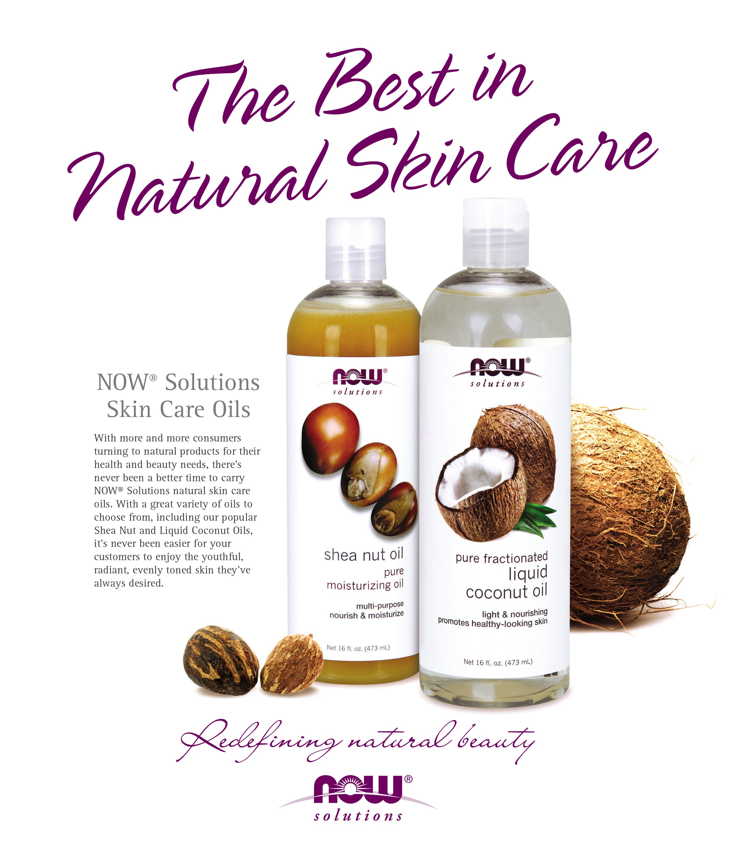 NOW Solutions, Coconut Oil, Naturally Revitalizing for Skin and Hair, Conditioning Moisturizer, 7-Ounce (207ml) Personal Care NOW Foods USA