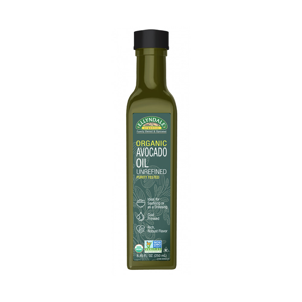 NOW Foods EllynDale Avocado Cooking Oil, Organic in Glass Bottle, 8.45 fl. oz (250ml) Natural foods NOW Foods USA
