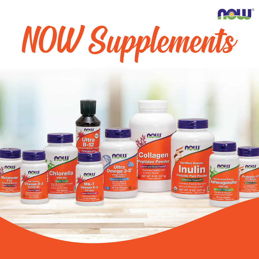 NOW Supplements, Biotin 10 mg (10,000 mcg), Extra Strength, Energy Production*, 120 Veg Capsules - Bloom Concept