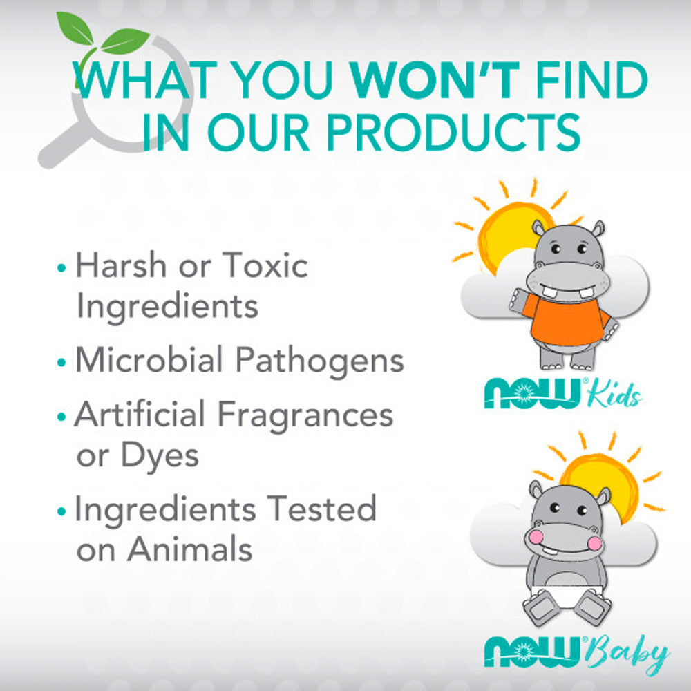 NOW Baby, Nourishing Baby Lotion, Fragrance Free, Paraben Free, 8 Fluid Ounces (237ml) Personal Care NOW Foods USA
