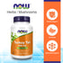 (Best by 01/26) NOW Supplements, Turkey Tail 500 mg, Super Mushroom, Made with Organic Turkey Tail Mushroom and Mycelium, 90 Veg Capsules Vitamins & Supplements NOW Foods USA