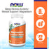 NOW Supplements, Magnesium Inositol Relax, Nervous System Support*, Fizzy Lemonade Flavor, 16-Ounce (454 g) Vitamins & Supplements NOW Foods USA
