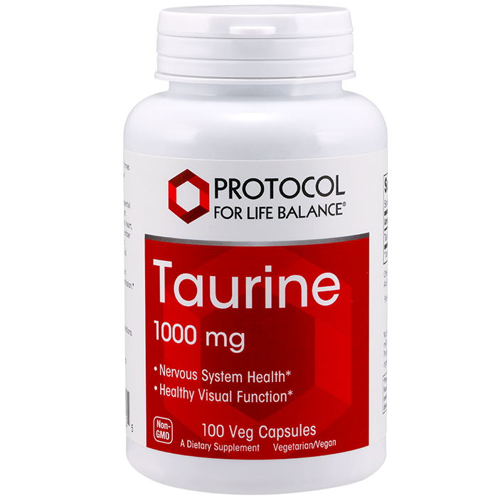 Protocol for Life Balance, Taurine, 1,000 mg, 100 Veg Capsules Supplement Protocol For Life Balance