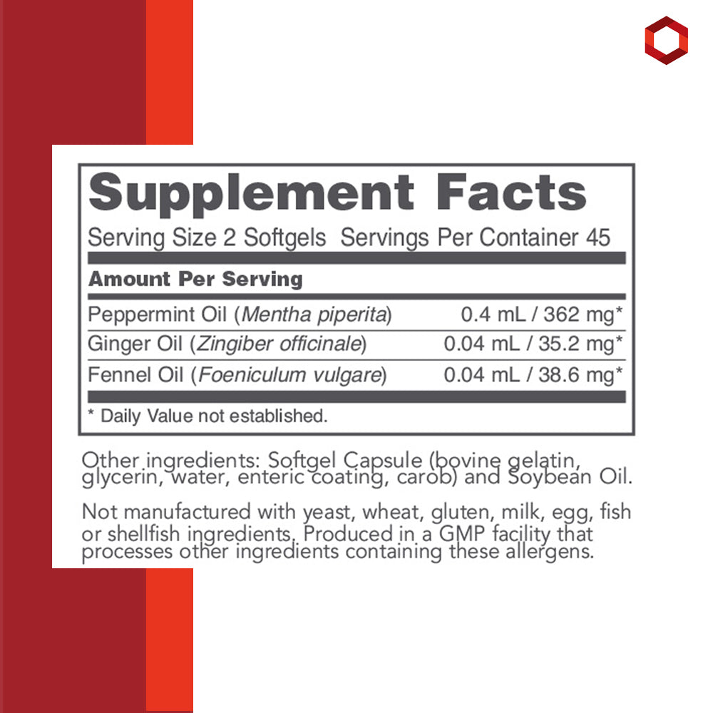 Protocol for Life Balance, Peppermint Oil G.I., 90 Softgels Vitamins & Supplements Protocol For Life Balance