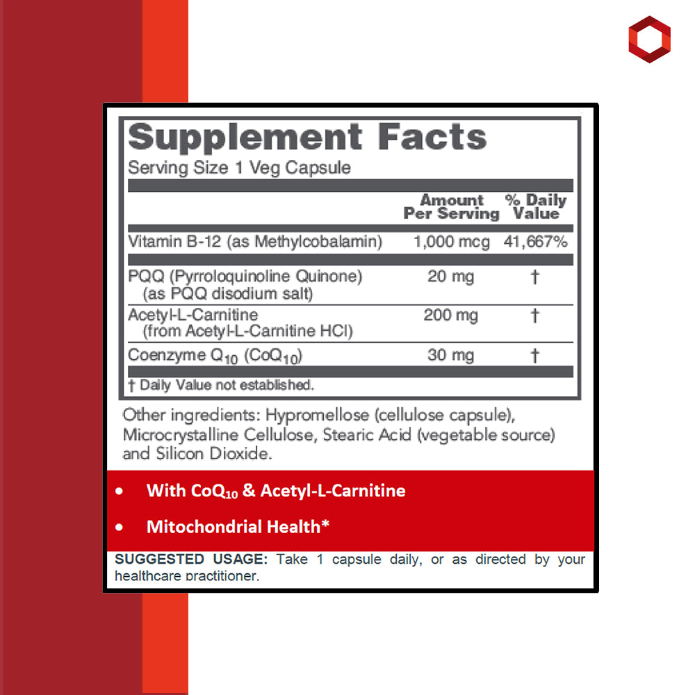 Protocol for Life Balance, PQQ Complex, 30 Veg Capsules Vitamins & Supplements Protocol For Life Balance