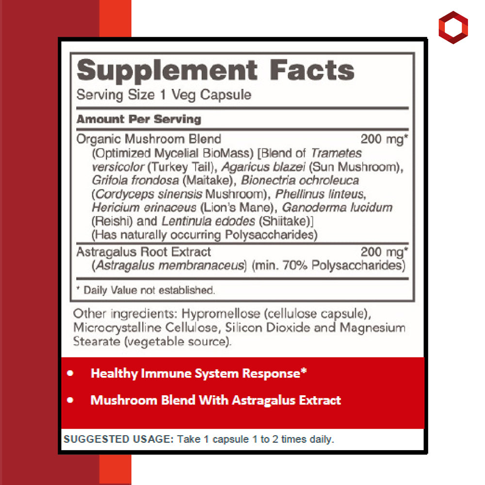 Protocol for Life Balance, Mycel Immune Plus, 90 Veg Capsules Vitamins & Supplements Protocol For Life Balance