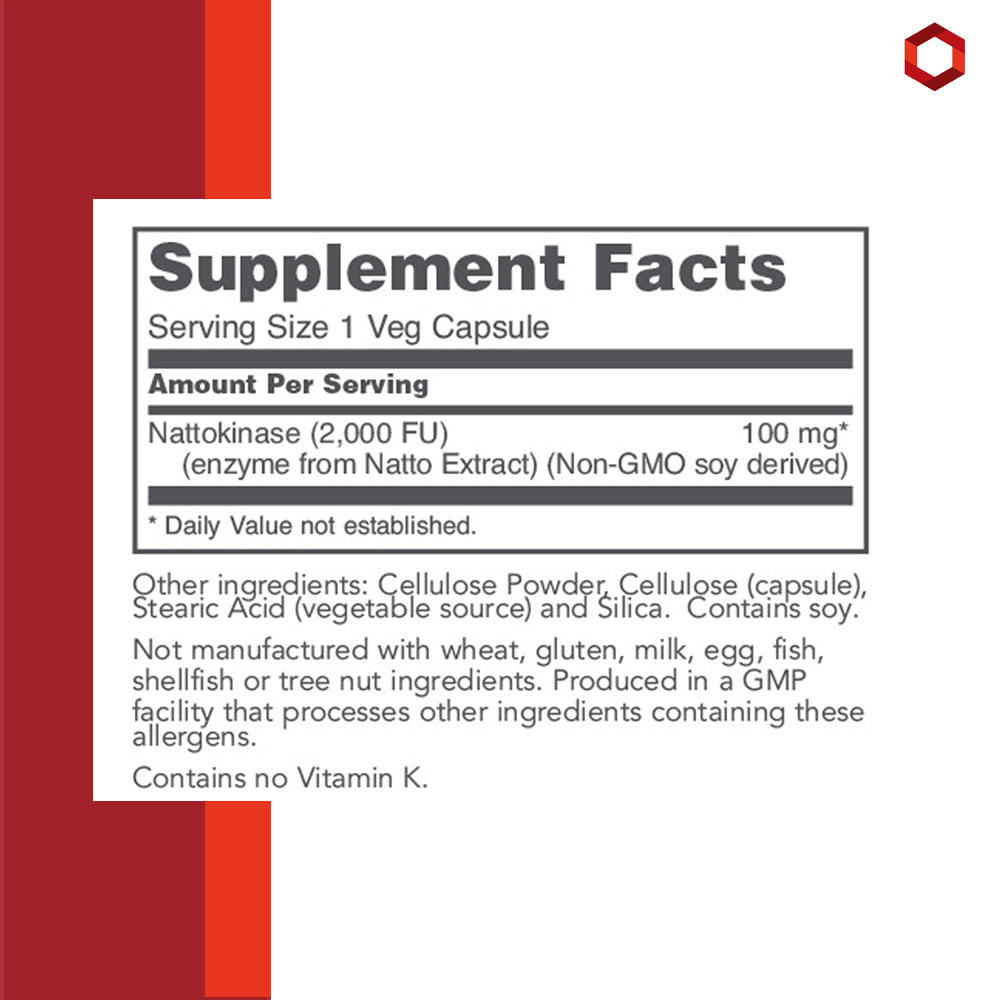Protocol for Life Balance, Nattokinase, 60 Veg Capsules Vitamins & Supplements Protocol For Life Balance