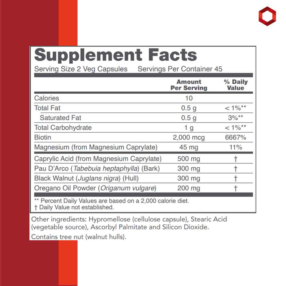 Protocol for Life Balance, OrthoFlora Yeast Support, 90 Veg Capsules Vitamins & Supplements Protocol For Life Balance