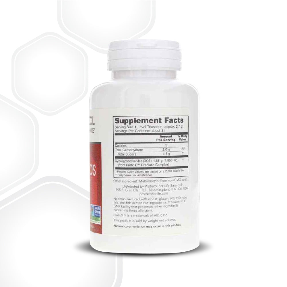 Protocol for Life Balance, Prebiotic Powder XOS, 3 oz. (85 g) Vitamins & Supplements Protocol For Life Balance