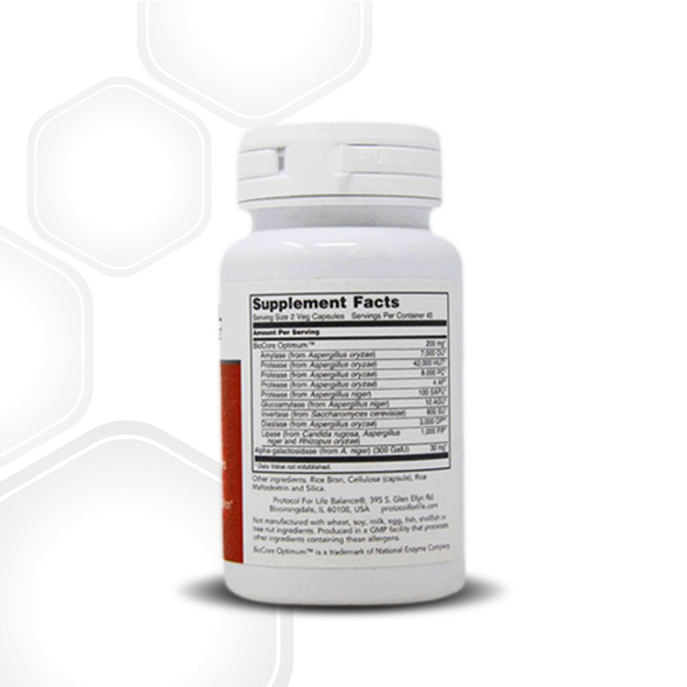 Protocol for Life Balance, BioCore Enhanced Enzymes, 90 Veg Capsules Vitamins & Supplements Protocol For Life Balance