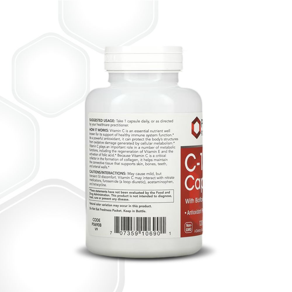 Protocol for Life Balance, C-1000 Caps with Bioflavonoids & Rutin, 120 Veg Capsules Vitamins & Supplements Protocol For Life Balance