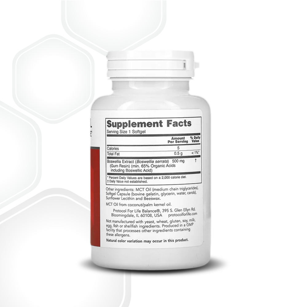 Protocol for Life Balance, Boswellia Extract, 500 mg, 90 Softgels Immune Support Protocol For Life Balance
