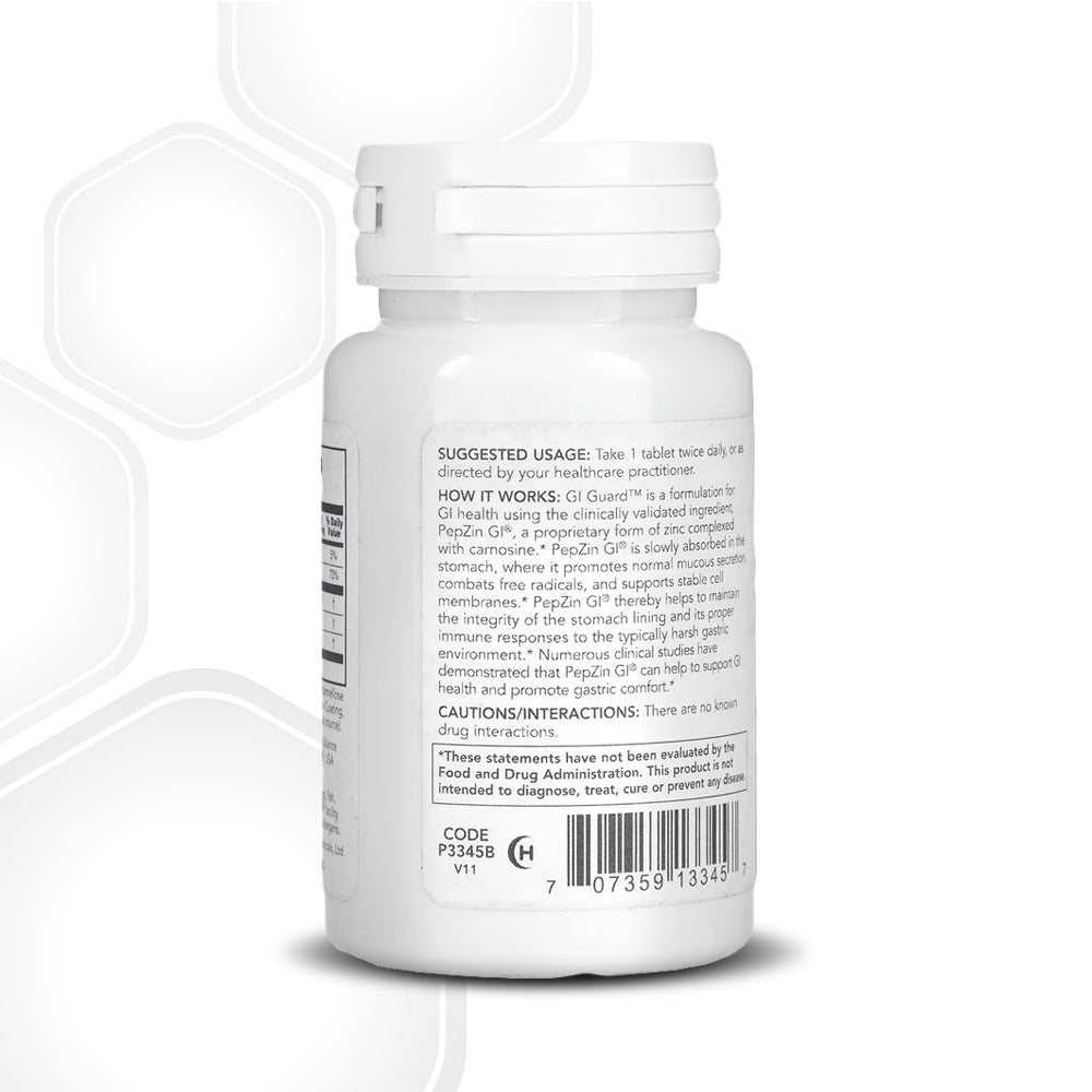 Protocol for Life Balance, GI Guard, 60 Tablets Vitamins & Supplements Protocol For Life Balance