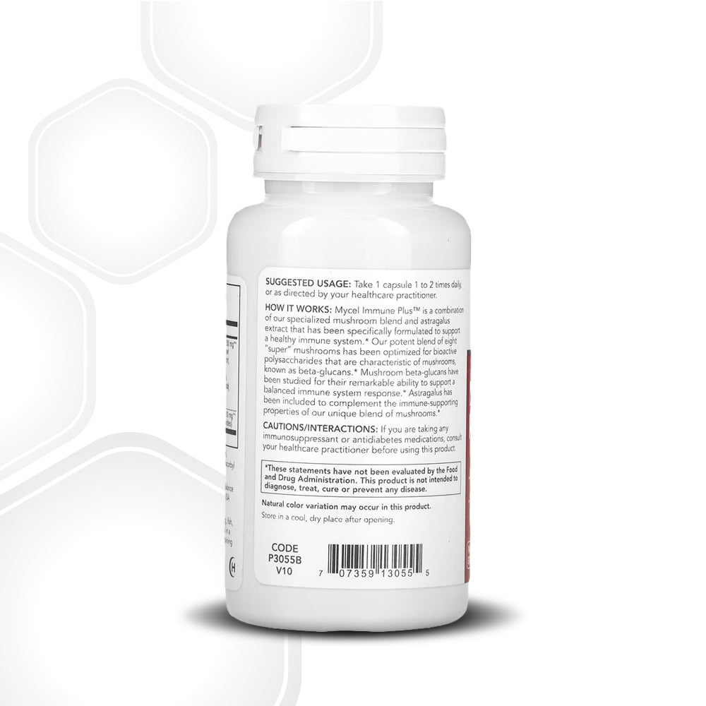 Protocol for Life Balance, Mycel Immune Plus, 90 Veg Capsules Vitamins & Supplements Protocol For Life Balance
