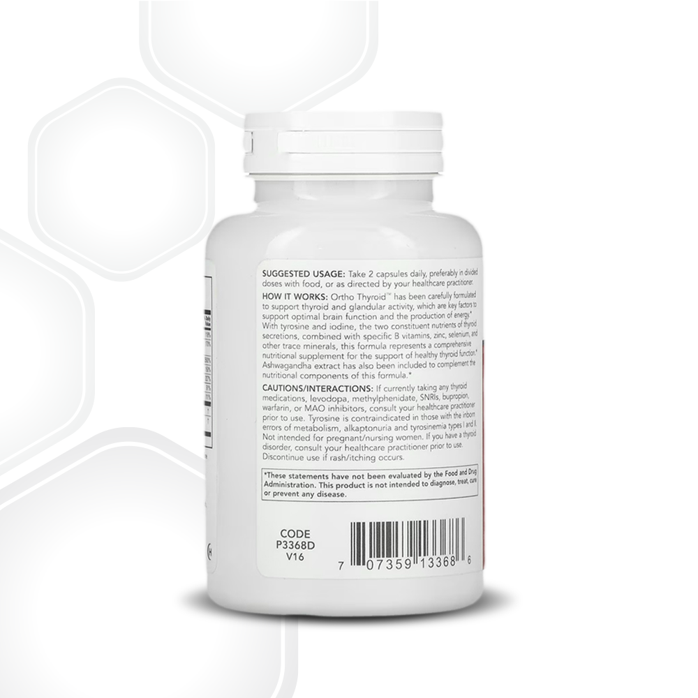 Protocol for Life Balance, Ortho Thyroid, 90 Veg Capsules Vitamins & Supplements Protocol For Life Balance
